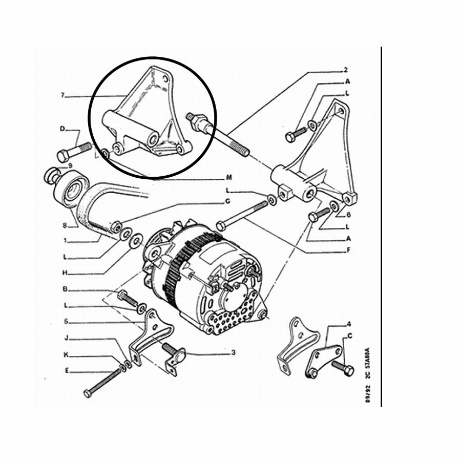 SOPORTE ALTERNADOR